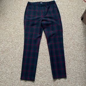 NWT Gap Plaid Slim Ankle Pants. 12 Tall